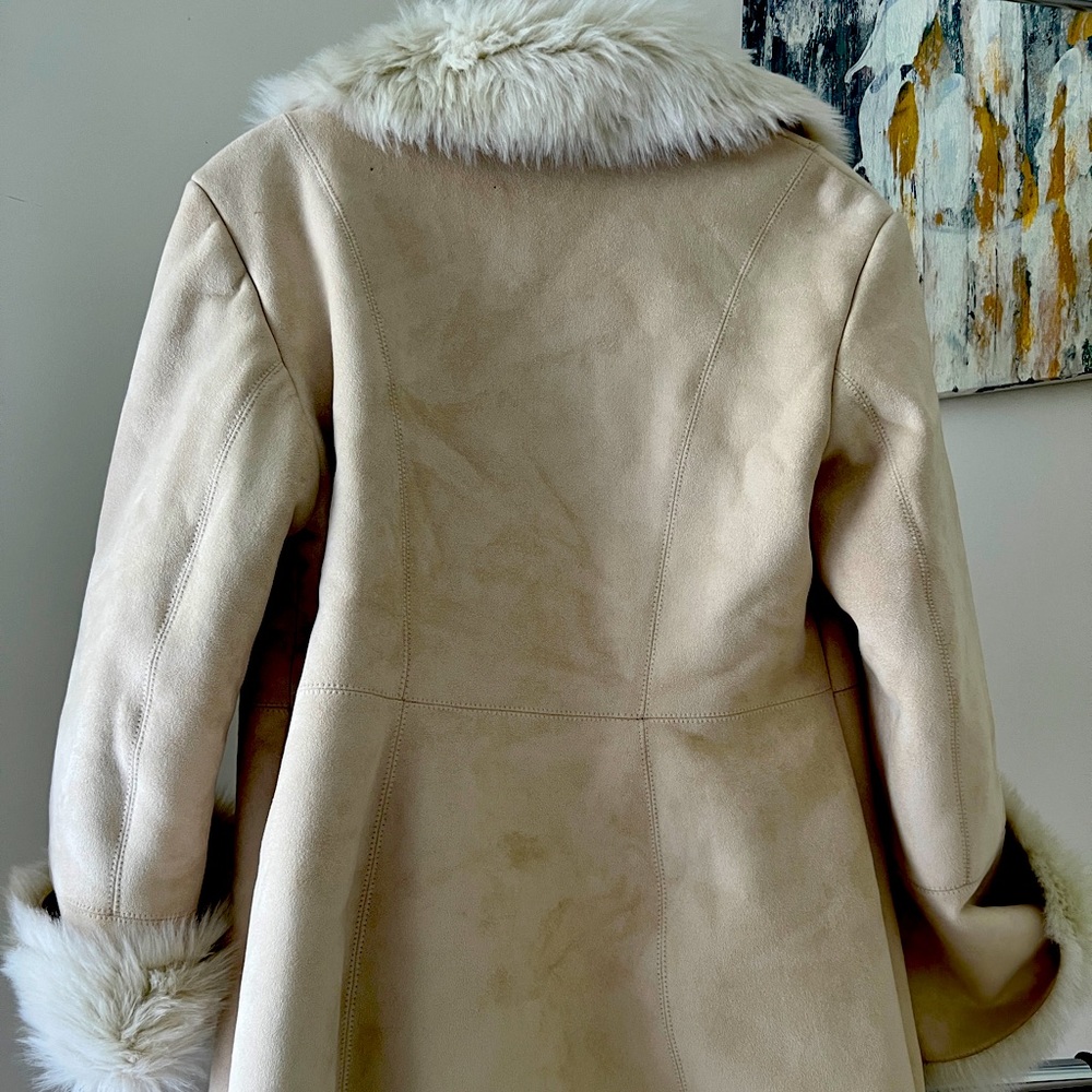 FAUX FUR COAT by JONES NEW YORK | GENTLY WORN